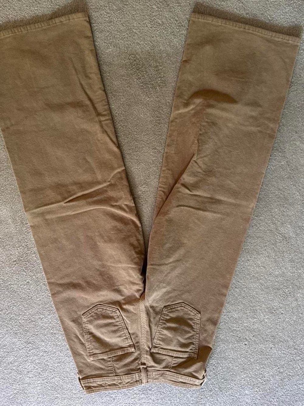 Men's Wide-Leg Chino Pants in Tan - Picture 2 of 2